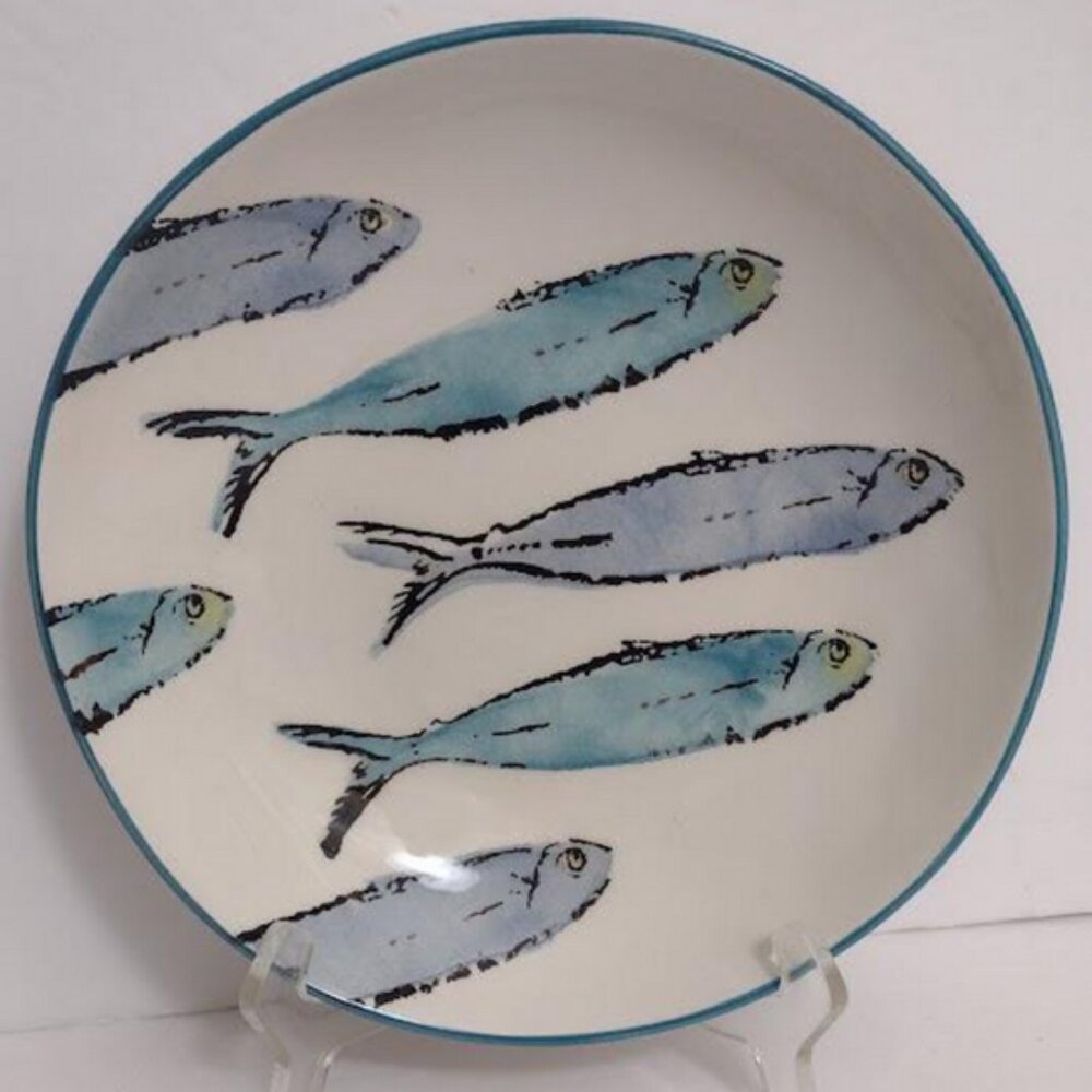 Set of 4 Papart Fish 9" Bowls